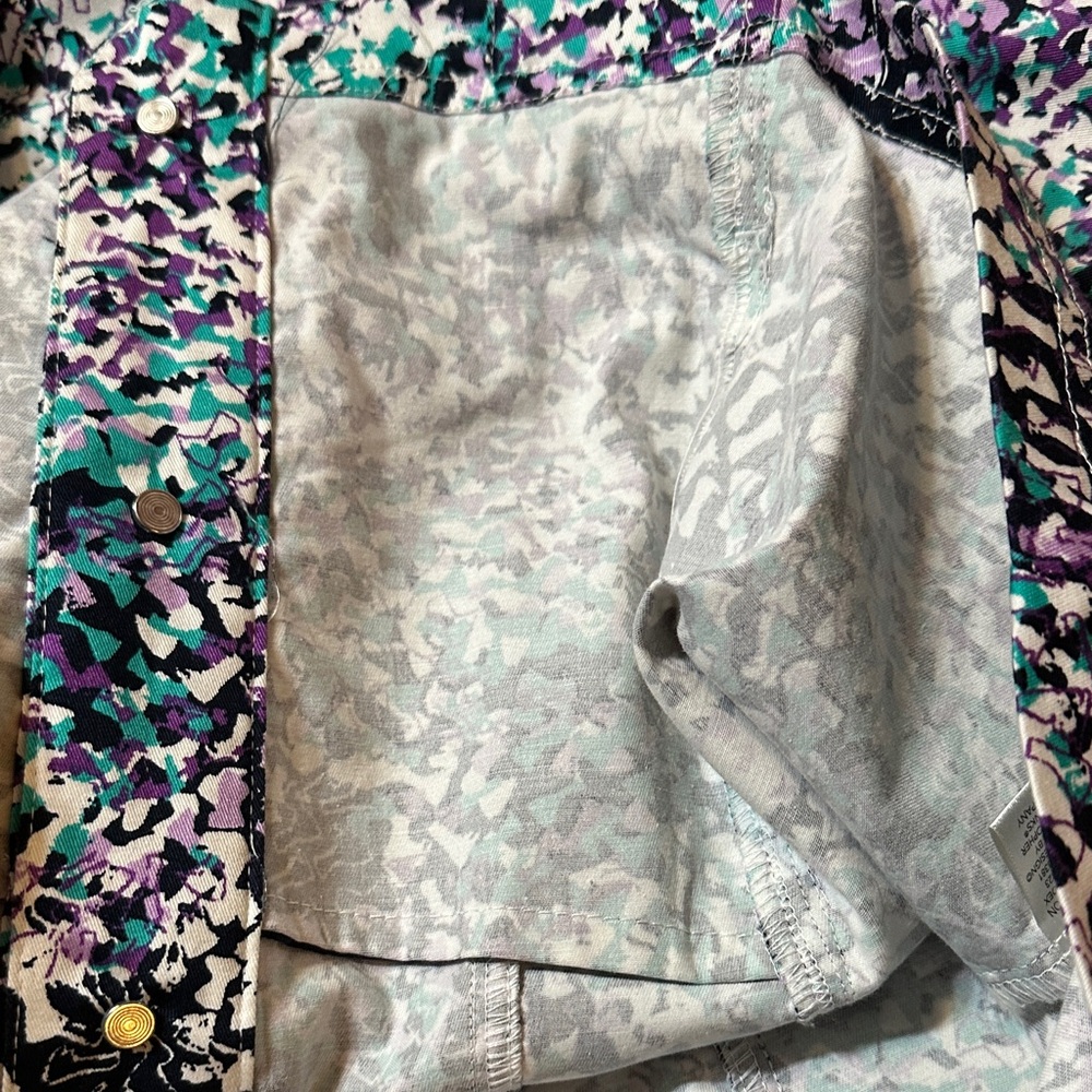 Christopher & Banks Colorful Patterned Short Jacket - Picture 6 of 8